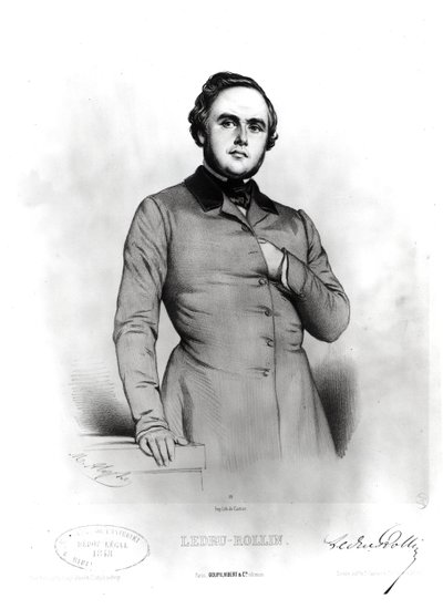Portrait of Alexander Ledru-Rollin by Marie Alexandre Alophe
